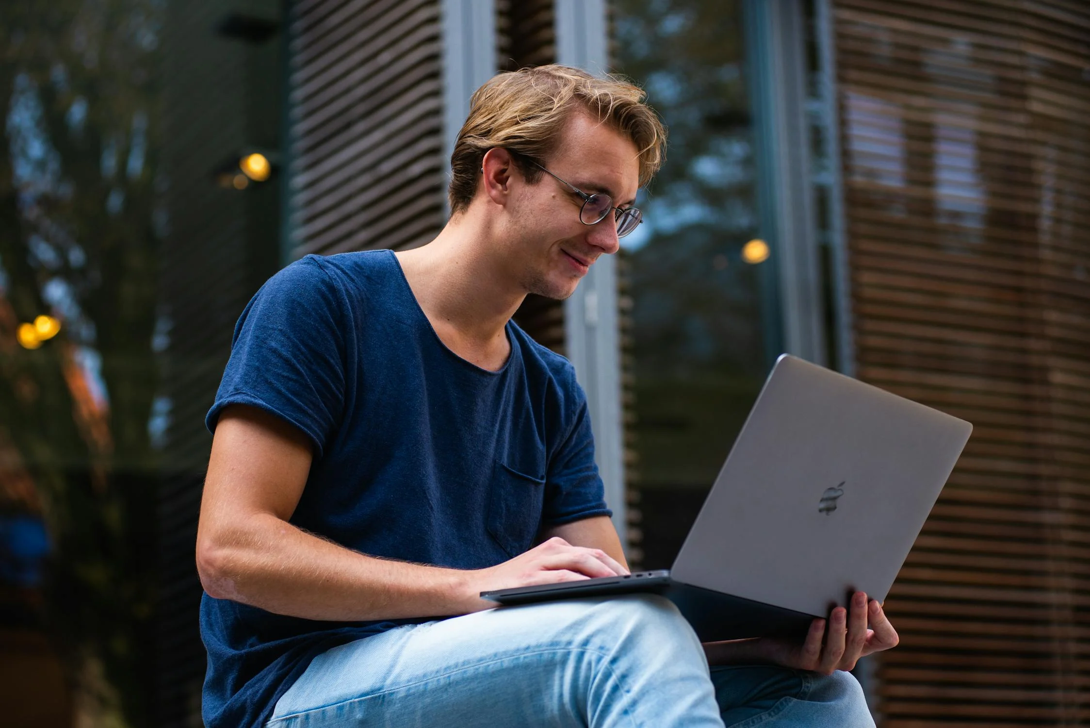 People reviewing educational business material